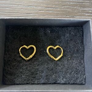 Small hear earrings